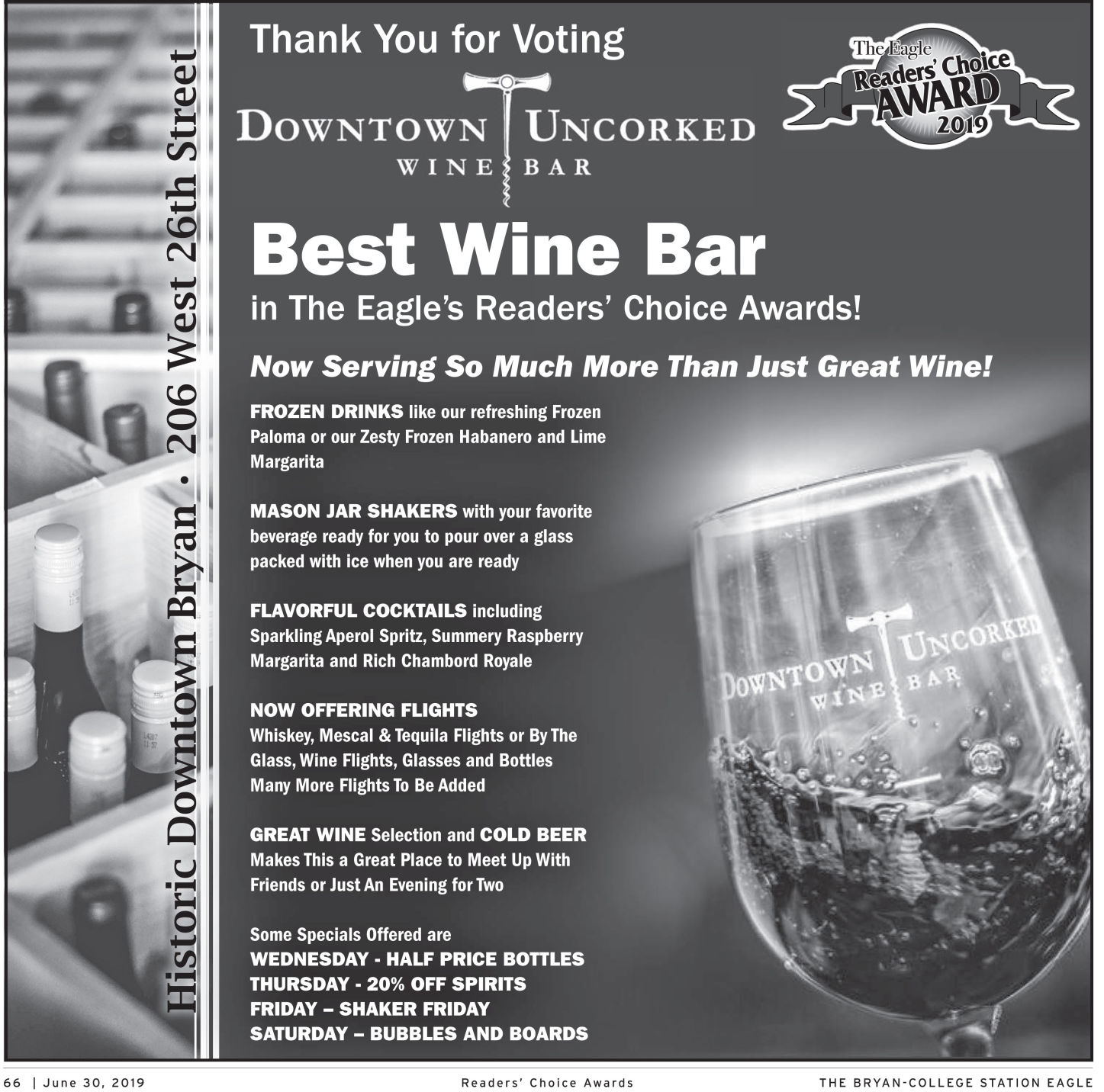 The Eagle Readers' Choice Award 2019